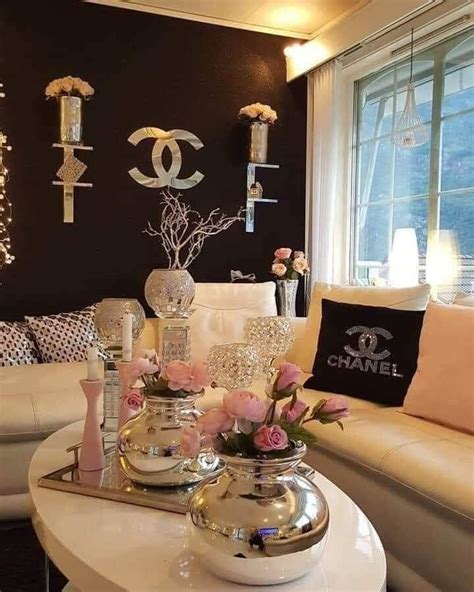 chanel room decor ideas - handmade Chanel decor.